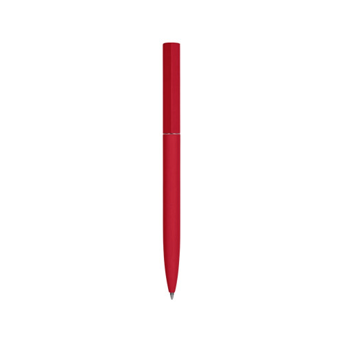 Шариковая металлическая ручка Minimalist софт-тач, красный