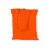 Cумка Clip из хлопка 340 г/м2 с застежкой из экокожи, оранжевый