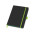 Блокнот ColorNote Black, твердая обложка A5, 80 листов, черный с зеленым яблоком Блокнот ColorNote Black, твердая обложка A5, 80 листов, черный с зеленым яблоком