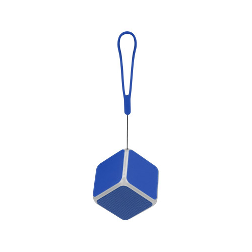 Портативная колонка Cube с подсветкой, синий