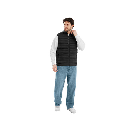 Стеганый жилет Uniqloud, черный