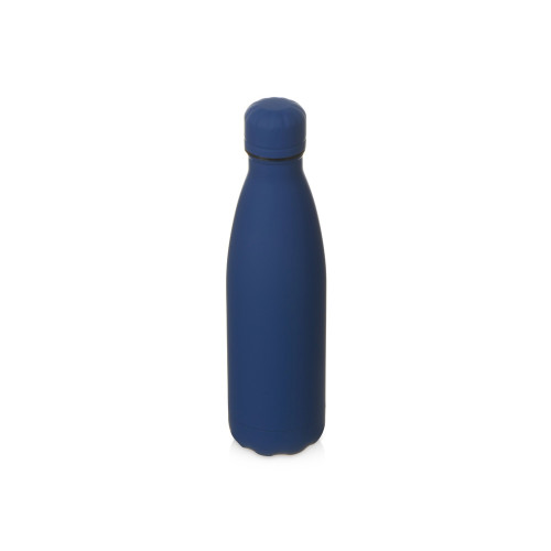 Вакуумная термобутылка Vacuum bottle C1, soft touch, 500 мл, темно-синий
