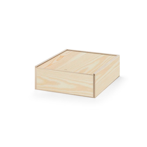 Деревянная коробка BOXIE WOOD L, натуральный темный