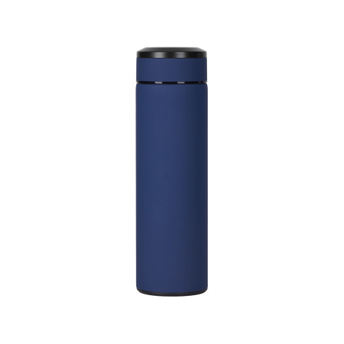Вакуумный термос Vacuum Flask C1, soft touch, 420мл, темно-синий