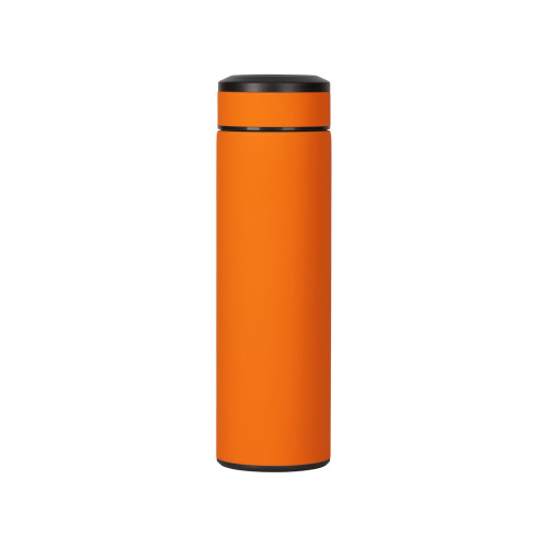 Вакуумный термос Vacuum Flask C1, soft touch, 420мл, оранжевый