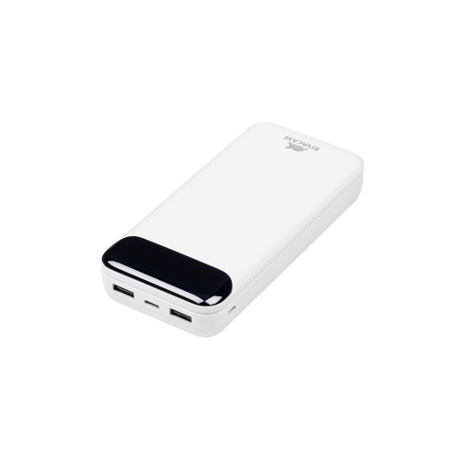 RIVACASE VA2280 (20000mAh) с дисплеем, белый, внешний аккумулятор /24