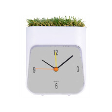 Часы настольные Grass, белый/зеленый