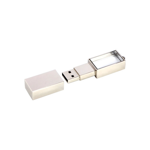 USB-флешка на 64 ГБ,  серебро