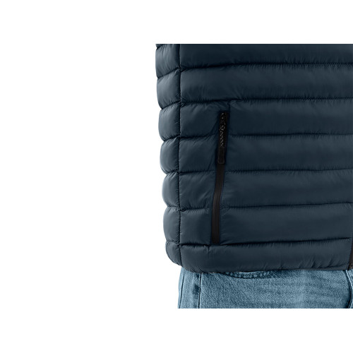 Стеганый жилет Uniqloud, темно-синий