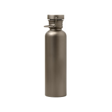 Бутылка для воды из титана Titan, 750ml, темно-серый