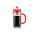 CAFFETTIERA 1L. Coffee maker 1L, красный