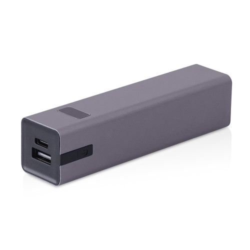 Внешний аккумулятор Rail, 5000 mAh, темно-серый