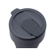 Силиконовый складной стакан GoCup, темно-серый