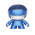 Портативная колонка Bluetooth XOOPAR mini Xboy Metallic, синий Портативная колонка Bluetooth XOOPAR mini Xboy Metallic, синий
