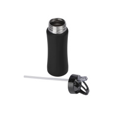 Бутылка для воды Bottle C1, сталь, soft touch, 600 мл, черный