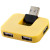 USB Hub Gaia на 4 порта, желтый USB Hub Gaia на 4 порта, желтый