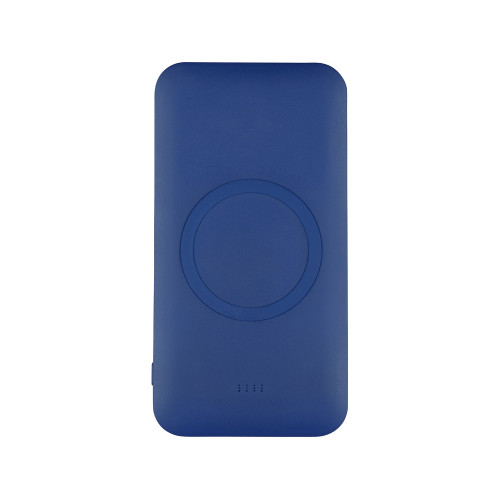 Портативное беспроводное зарядное устройство Impulse, 4000 mAh, синий