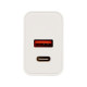 Сетевое зарядное устройство c выходами USB-A и USB-C Recharger Pro, быстрая зарядка QC/PD, 30 Вт, белый