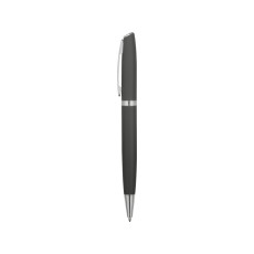 Ручка металлическая шариковая Flow soft-touch, серый/серебристый