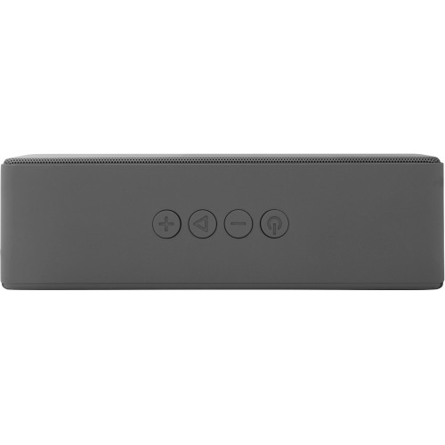 Портативная колонка Bar со стереодинамиками soft touch, серый