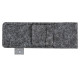 Футляр для ручек из RPET-фетра Felt, серый