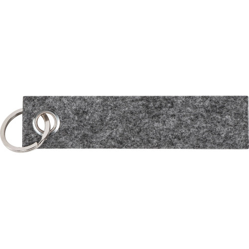 Брелок Felt из RPET-фетра, серый