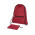 Складной рюкзак со шнурком Coss, heather dark red Складной рюкзак со шнурком Coss, heather dark red