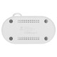 Складная зарядная станция с беспроводной зарядкой Flashport, 15 Вт, белый