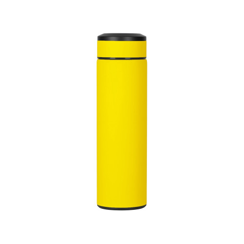 Вакуумный термос Vacuum Flask C1, soft touch, 420мл, желтый
