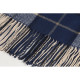 Плед акриловый в клетку Tartan, черный