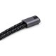 Ремешок-держатель для телефона с зарядным кабелем USB-C - USB-C Lany Wristband Charge Eco, серый