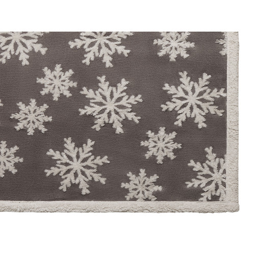 Плед Snowflake новогодний