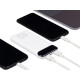 RIVACASE VA2540 (10 000mAh), QC/PD 20W внешний аккумулятор с дисплеем, белый 12/48