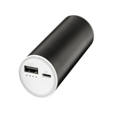 Портативное зарядное устройство Bliz, 6000 mAh с кабелем 2-в-1, черный