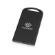 Портативное зарядное устройство Shine с зеркальной гравировкой, 4000 mAh, черный