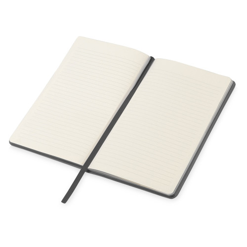 Блокнот Notepeno 130x205 мм с тонированными линованными страницами, серый