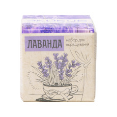 Набор для выращивания Экокуб Classic Лаванда
