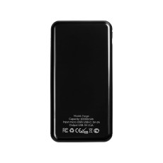 Внешний аккумулятор Forge, Evolt, металл, 10000mah, черный