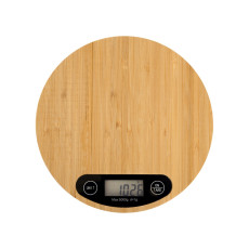 Бамбуковые кухонные весы Scale, натуральный