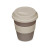 Стакан с силиконовой крышкой Cafe, beige