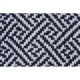 Плед акриловый Tassel с белой бахромой, черный