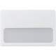 Бейдж с загибушкой(литой) 90х60мм, белый