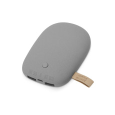 Универсальное зарядное устройство power bank в форме камня. 7800MAH. gray