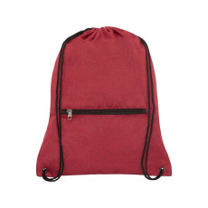 Складной рюкзак со шнурком Coss, heather dark red