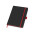 Блокнот ColorNote Black, твердая обложка A5, 80 листов, черный с красным Блокнот ColorNote Black, твердая обложка A5, 80 листов, черный с красным