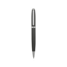 Ручка металлическая шариковая Flow soft-touch, серый/серебристый