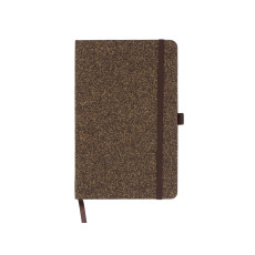 Блокнот из кофейных зерен А5 Coffee notes, твердая обложка, 80 листов 70 гр/м2 белой бумаги, кофейный