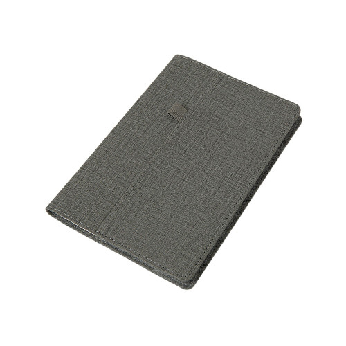 Двустороннее портфолио из рпет-фетра и искусственной кожи Felt, серый