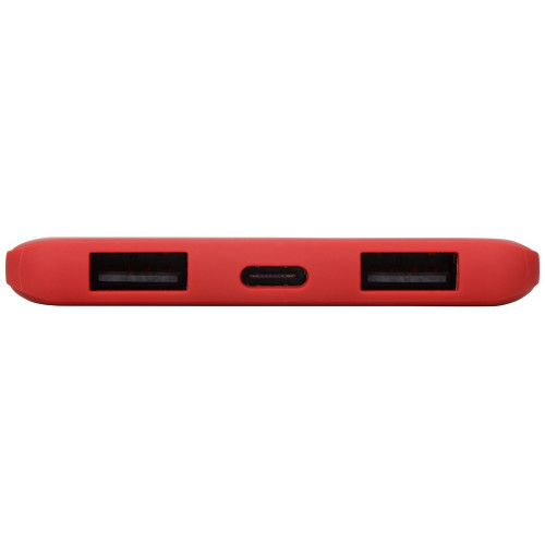 Портативное зарядное устройство Reserve с USB Type-C, 5000 mAh, красный