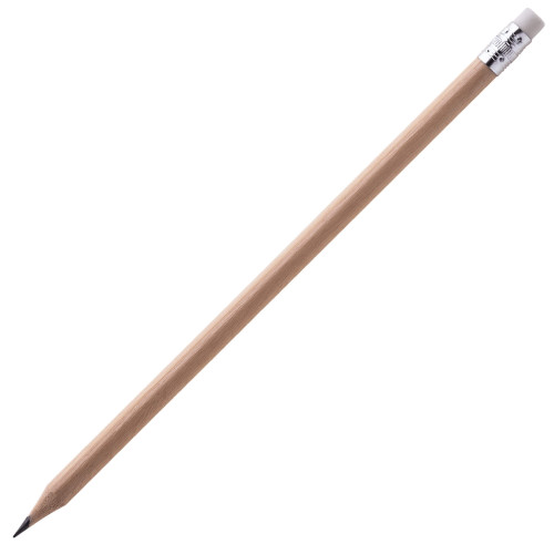 Тубус FORTE с 12 карандашами натуральными WOOD COLOR